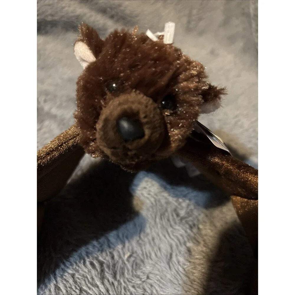 Aurora Brown Bat Plush Stuffed 12” Wingspan Animal Toy Realistic Lifelike.  NWT